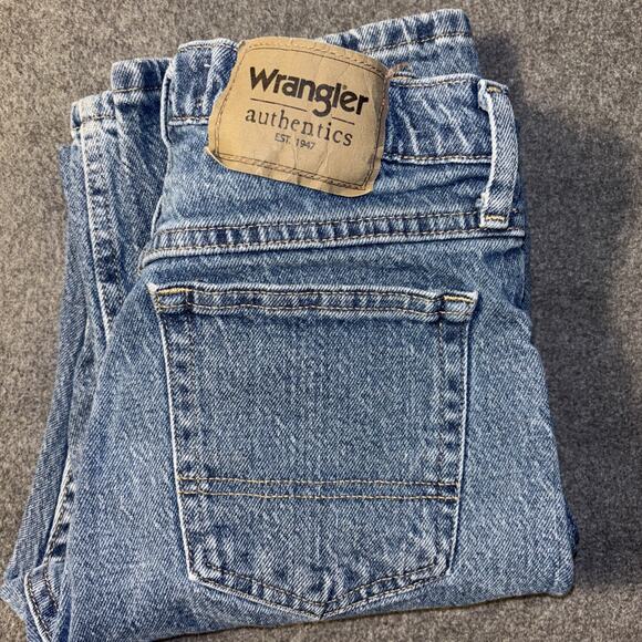 Wrangler Authentics Men's Classic 5-Pocket Relaxed Fit Cotton Jeans Size 28x 30 - Picture 9 of 9